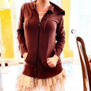 Long Bamboo Traders Chocolate Hoodie